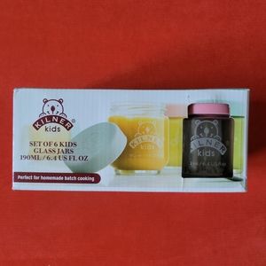 Kilner Kids Set of 6 Glass Jars - NIB